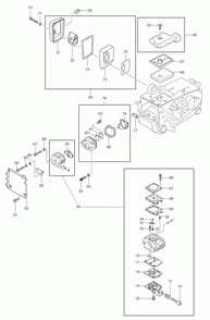 Page 1 Diagram and Parts List for PS-3300-TH  Makita Saw