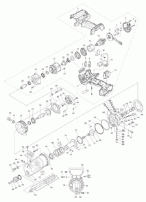 Page 1 Diagram and Parts List for XCS01Z  Makita Saw