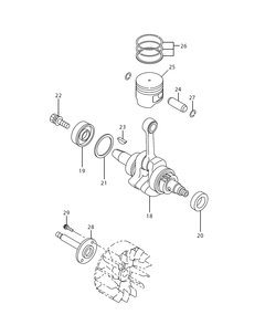 Page 4 Diagram and Parts List for EW120R Type 1 Makita Water Pump