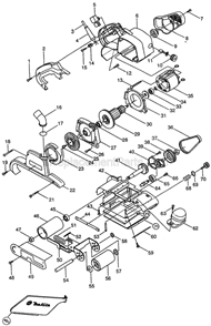 Part Location Diagram of 416494-3 Makita Separator