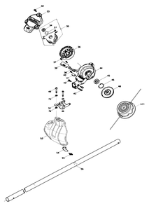 Fig-1 Diagram and Parts List for XRU15PT  Makita Trimmer