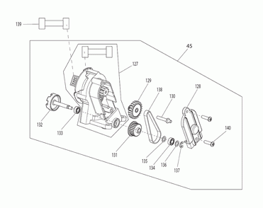 Page 5 Diagram and Parts List for DRC200PT  Makita Upright Vacuum