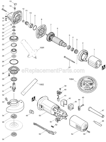 Part Location Diagram of 650579-7 Makita Switch