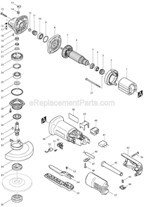 Part Location Diagram of 266492-5 Makita Tapping Screw 3x8