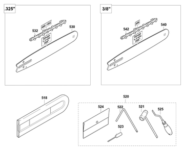 Fig-6 Diagram and Parts List for EA5000PRFL  Makita Chainsaw