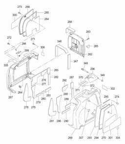 Part Location Diagram of JT9-ZX-02301-299 Jet LABEL