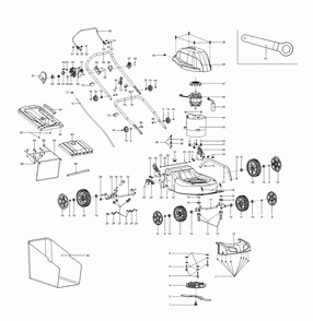 Part Location Diagram of 671-418-001 Makita Front Axle Mount