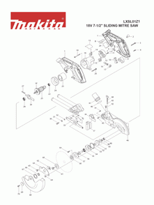 Part Location Diagram of 154643-1 Makita Link Plate