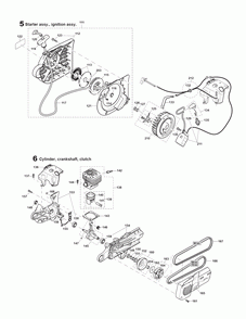 Page 2 Diagram and Parts List for DPC8132  Makita Saw