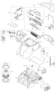 Part Location Diagram of W107417573 Makita Castor Wheel D100 W/brake (2pc