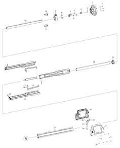 Fig-0 Diagram and Parts List for DML814  Makita Worklight & Flashlight