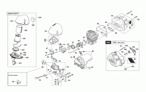 Page 1 Diagram and Parts List for DCS6400H  Makita Saw