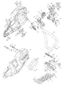 Part Location Diagram of 413C76-0 Makita BATTERY ADAPTER LOCK, GEC01