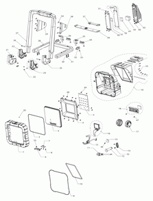 Part Location Diagram of GM00001332 Makita Screw 3 X 8 Pb, Dml805