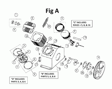 Part Location Diagram of 51112-7701 Makita Interstage Elbow Fitting, Mac5501g