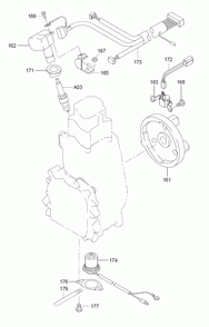 Page 8 Diagram and Parts List for G1700I Type 2 Makita Generator