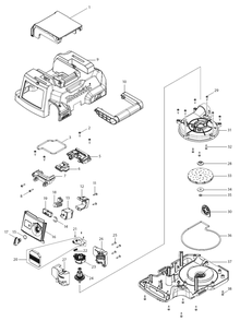Part Location Diagram of 620A04-8 Makita CONTROLLER, XCV11