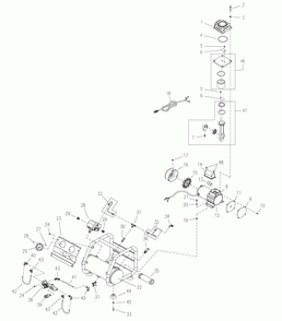 Page 1 Diagram and Parts List for AC001  Makita Compressor