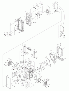 Page 1 Diagram and Parts List for XRM02W  Makita Radio