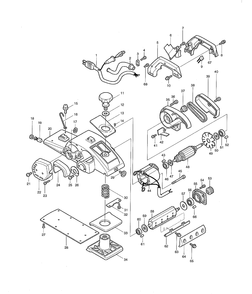 Page 1 Diagram and Parts List for 1805N  Makita Planer Jointer