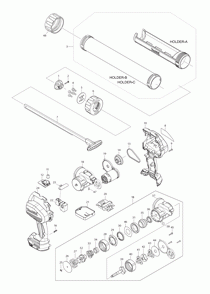 Page 1 Diagram and Parts List for XGC011B  Makita Heat Gun