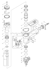 Part Location Diagram of 213021-5 Makita O-ring 5