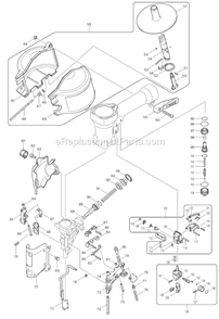 Part Location Diagram of 310294-2 Makita Trigger