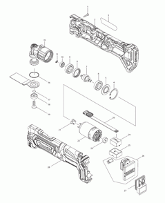 Page 1 Diagram and Parts List for MT01R1  Makita Chop Saw