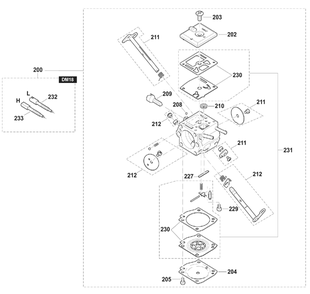 Diagram 7 Diagram and Parts List for EA7900PRZ1  Makita Chainsaw