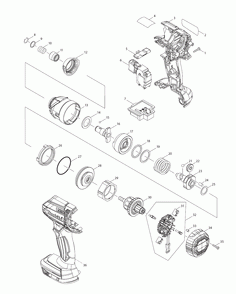 Part Location Diagram of 806W83-4 Makita Caution Label