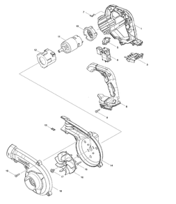 Diagram Diagram and Parts List for XBU05ST1  Makita Leaf Blower / Vacuum