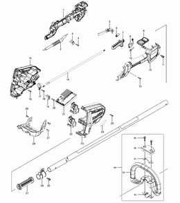 Part Location Diagram of 143040-6 Makita SUB CONTROLLER CPL., XRU07
