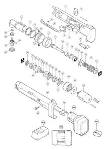 Page 1 Diagram and Parts List for 6702DW  Makita Drill