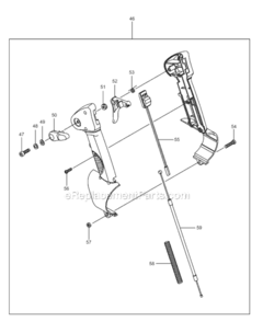 Page C Diagram and Parts List for BBX7600CA  Makita Leaf Blower / Vacuum
