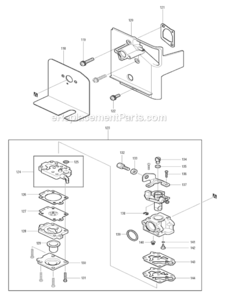 Part Location Diagram of 424314-7 Makita Primer Pump