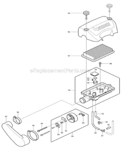Part Location Diagram of 458169-8 Makita Choke Lever