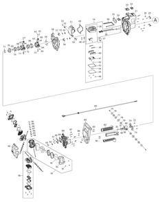 Fig-1 Diagram and Parts List for DML814  Makita Worklight & Flashlight
