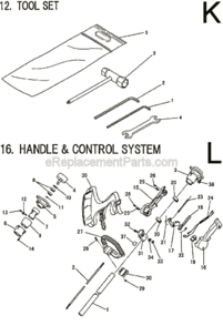 Part Location Diagram of 50501AA008 Makita Bolt