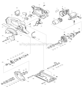 Page A Diagram and Parts List for BCS550Z  Makita Nibbler & Shears