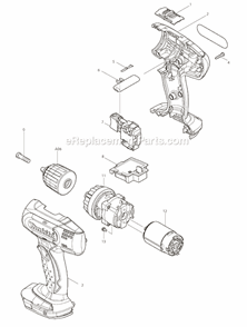 Part Location Diagram of 419250-0 Makita Change Lever