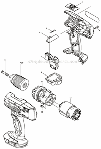 Part Location Diagram of 650604-4 Makita Switch TG563FSB-4