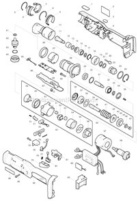 Part Location Diagram of 212108-0 Makita Needle Bearing 1212