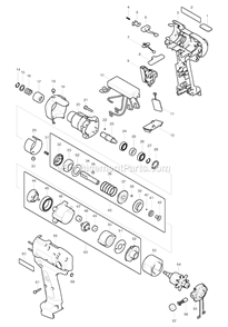 Part Location Diagram of 638901-8 Makita Controller