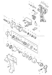 Page A Diagram and Parts List for BFT040F  Makita Electric Drill