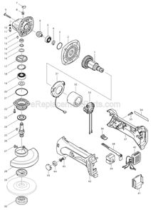 Part Location Diagram of 638448-2 Makita Endbell