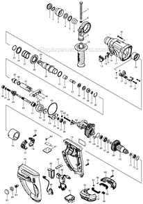 Part Location Diagram of 643829-7 Makita Holder Cap, Bjr182z