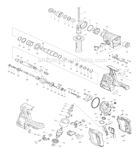 Part Location Diagram of 450981-2 Makita Switch Lever