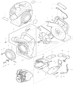 Part Location Diagram of 911128-8 Makita Screw Assembly