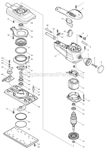 Part Location Diagram of 253315-6 Makita Thin Washer 15