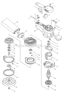 Part Location Diagram of 266270-3 Makita Hex. Socket Head Bolt M8x14